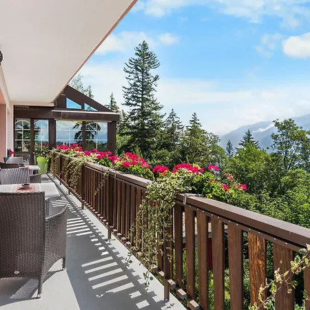 Hotell Hotel-restaurant Le Mont Paisible, Crans-Montana